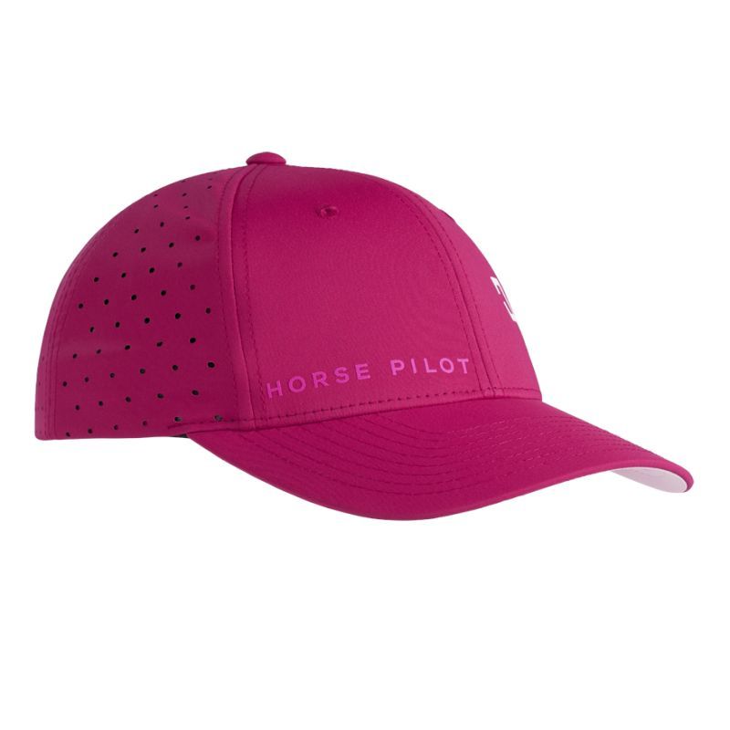 Casquette équitation Aerotech Cap Horse Pilot rose - Le Paturon