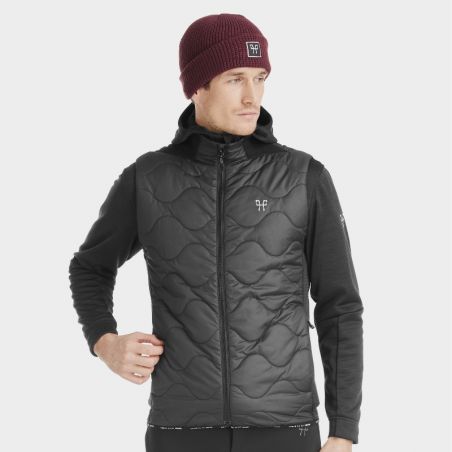 Doudoune équitation homme Light Rider Vest Horse Pilot noir - Le Paturon