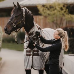 Chemise anti-mouche cheval Classic Kentucky Horsewear argent - Le Paturon