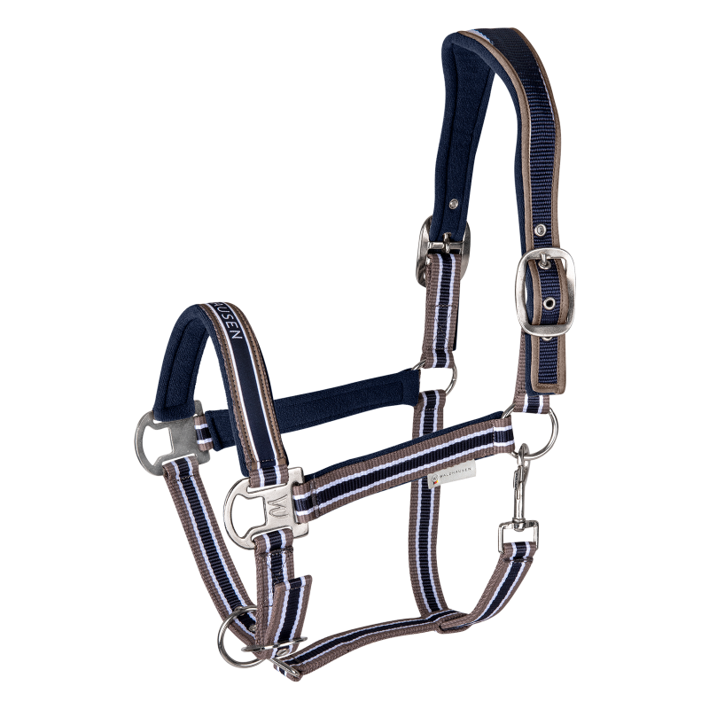 Licol nylon cheval Athletic Waldhausen marine - Le Paturon