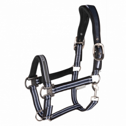 Licol nylon cheval Athletic Waldhausen gris asphalte - Le Paturon