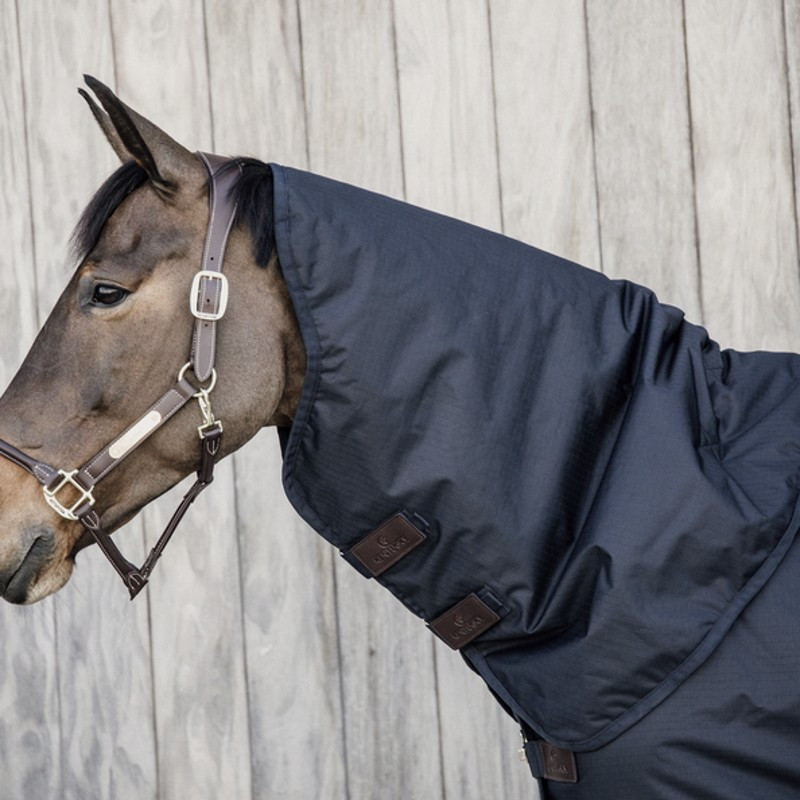 Couvre-cou cheval extérieur 150g Kentucky Horsewear marine - Le Paturon