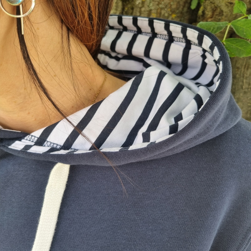Sweat équitation femme Marinière Mademoiselle Cavalière - Le Paturon