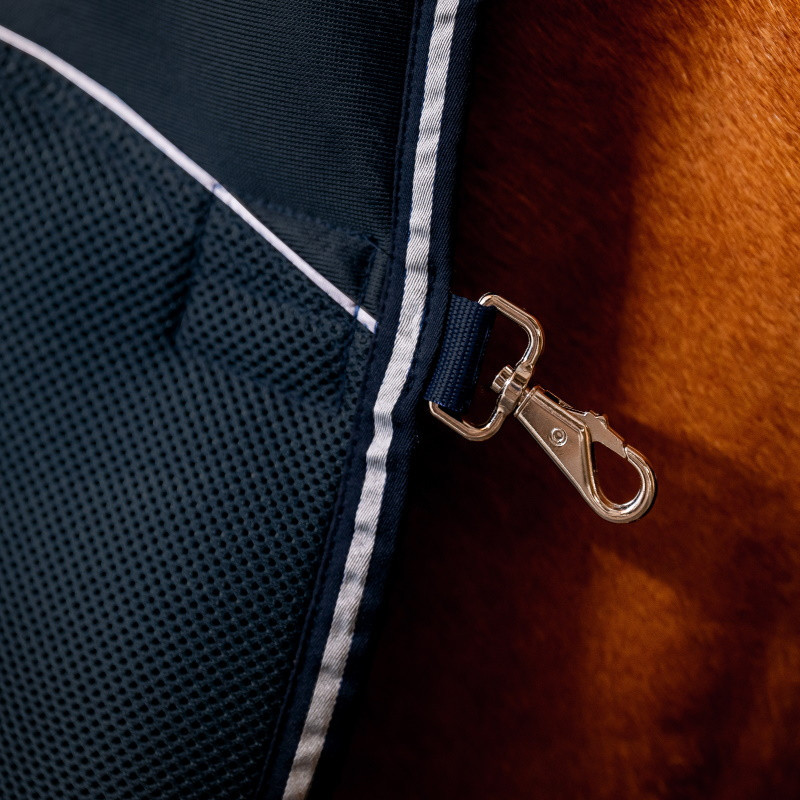 Sous-couverture cheval séchante Dry Liner Horseware marine gris - Le Paturon