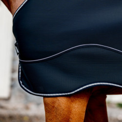 Sous-couverture cheval séchante Dry Liner Horseware marine gris - Le Paturon
