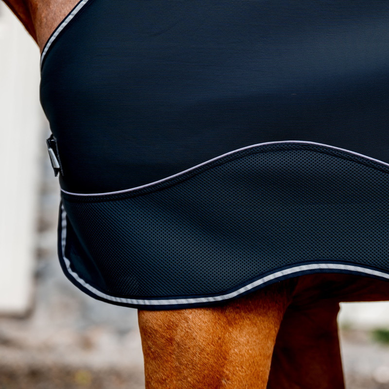 Sous-couverture cheval séchante Dry Liner Horseware marine gris - Le Paturon
