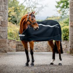 Sous-couverture cheval séchante Dry Liner Horseware marine gris - Le Paturon