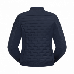 Veste équitation femme Softshell Lourdes ELT bleu nuit - Le Paturon