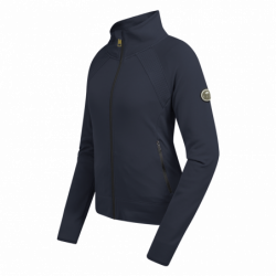 Veste équitation femme Power Strech London ELT bleu nuit - Le Paturon