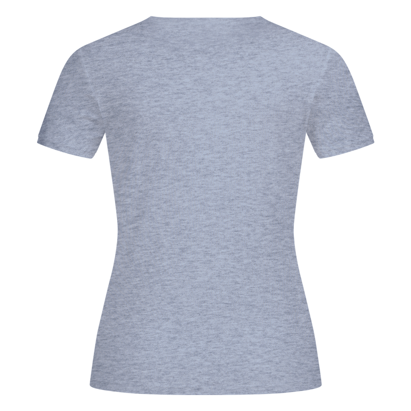 T-shirt équitation femme Los Angeles ELT bleu azur - Le Paturon