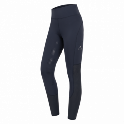 Legging équitation femme Hanna Mesh ELT été bleu nuit - Le Paturon