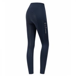 Legging équitation fille Ella Glam ELT bleu nuit - Le Paturon