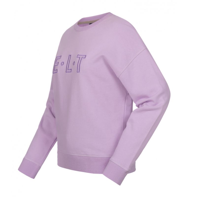 Sweatshirt équitation femme Las Vegas ELT lilas - Le Paturon