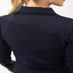 Veste concours équitation femme Kanji compatible Airbag Hit Air Rider Harcour marine - Le Paturon