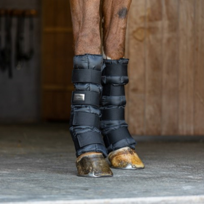 Guêtres cheval rafraîchissantes Stable Pro noir - Le Paturon