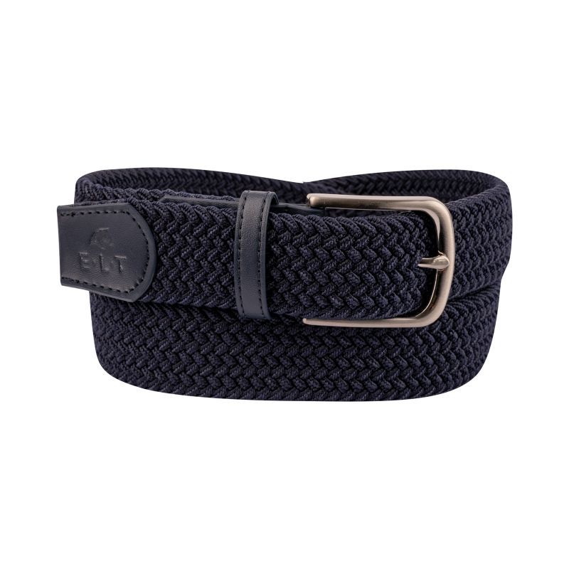 Ceinture équitation Malina Waldhausen extensible bleu profond - Le Paturon