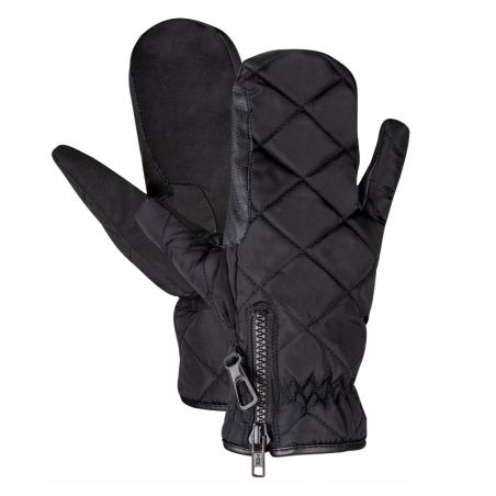 Gants équitation Diamond Winter Plus Waldhausen noir - Le Paturon