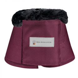 Cloches cheval Comfort Waldhausen doublées mouton rouge vin - Le Paturon