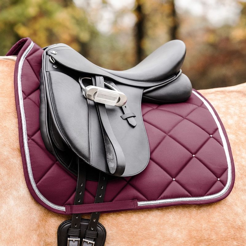 Tapis cheval Competition Waldhausen rouge vin - Le Paturon