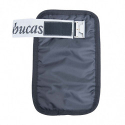 Extension de poitrail couverture cheval boucle Click'n go Magnetic Bucas noir 12cm - Le Paturon
