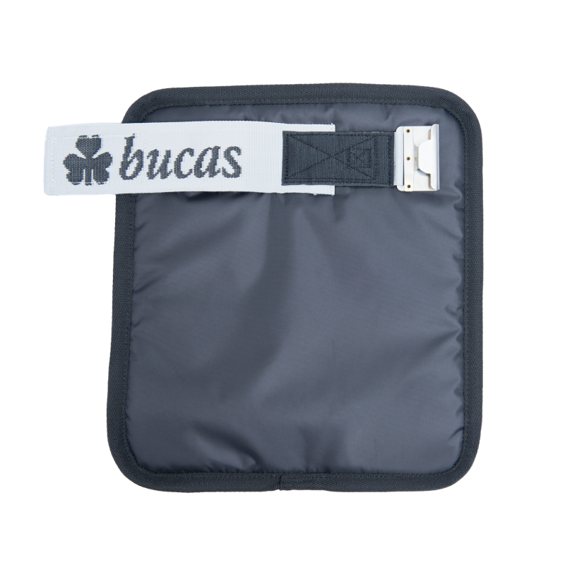 Extension de poitrail couverture cheval boucle Click'n go Magnetic Bucas noir 24cm - Le Paturon