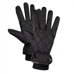 Gants équitation Diamond Winter ELT noir - Le Paturon