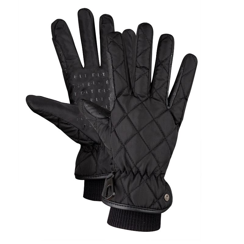 Gants équitation Diamond Winter ELT noir - Le Paturon