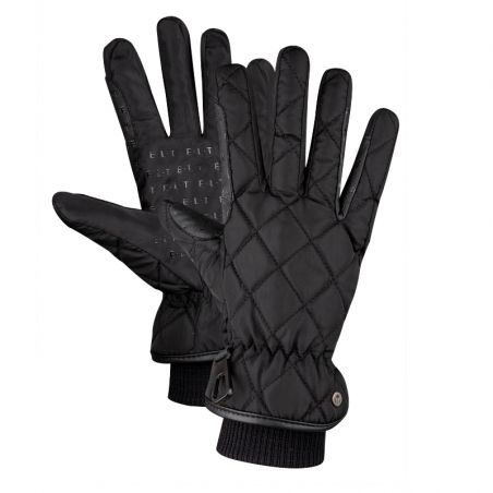 Gants équitation Diamond Winter ELT noir - Le Paturon