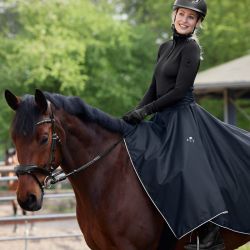 Jupe équitation femme thermique Lotta ELT bleu nuit - Le Paturon