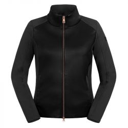 Veste équitation femme Softshell Monte Carlo ELT noir - Le Paturon