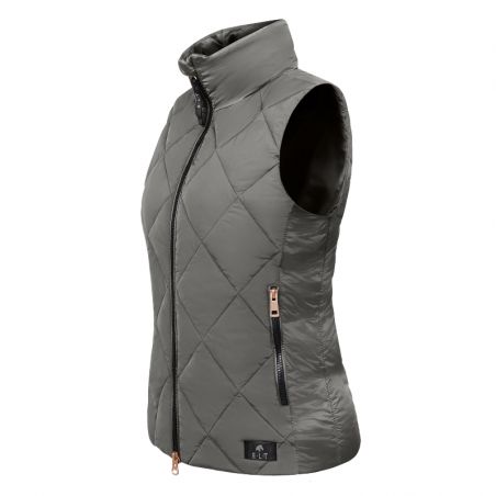Veste équitation femme Malmö ELT hiver étain - Le Paturon