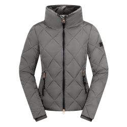 Veste équitation femme Manchester ELT hiver étain - Le Paturon