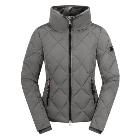 Veste équitation femme Manchester ELT hiver étain - Le Paturon