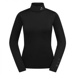Pull équitation femme Col roulé Madison ELT noir - Le Paturon