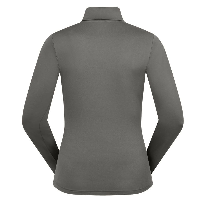 Pull équitation femme Col roulé Madison ELT étain - Le Paturon