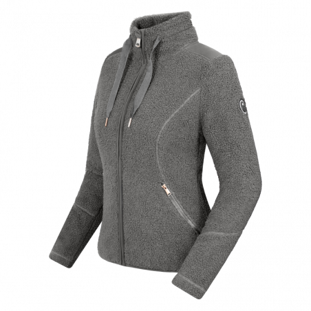 Veste polaire équitation femme Marseille ELT étain - Le Paturon