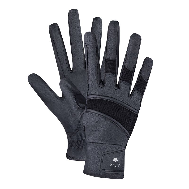 Gants équitation Magnetize Winter ELT noir - Le Paturon