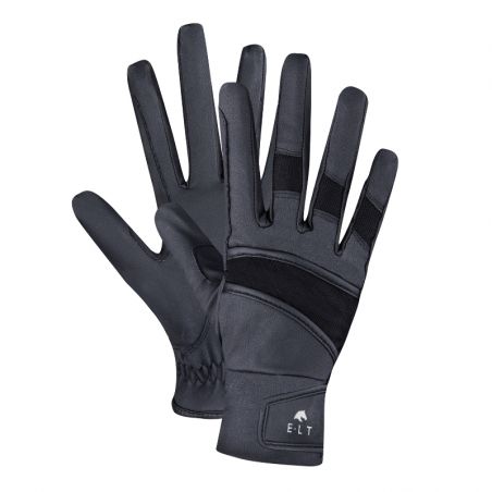 Gants équitation Magnetize Winter ELT noir - Le Paturon