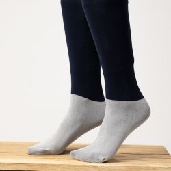 Chaussettes équitation Vaya Harcour lot de 2 marine