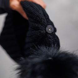 Bonnet équitation Cooper Harcour noir - Le Paturon