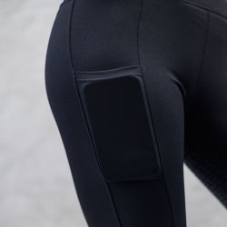 Legging équitation femme Pakita Harcour noir - Le Paturon