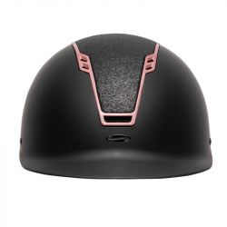 Casque équitation H22 Shine Swing noir rosé - Le Paturon