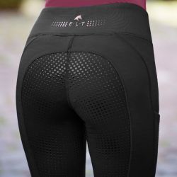 Legging équitation thermique Milla ELT noir - Le Paturon