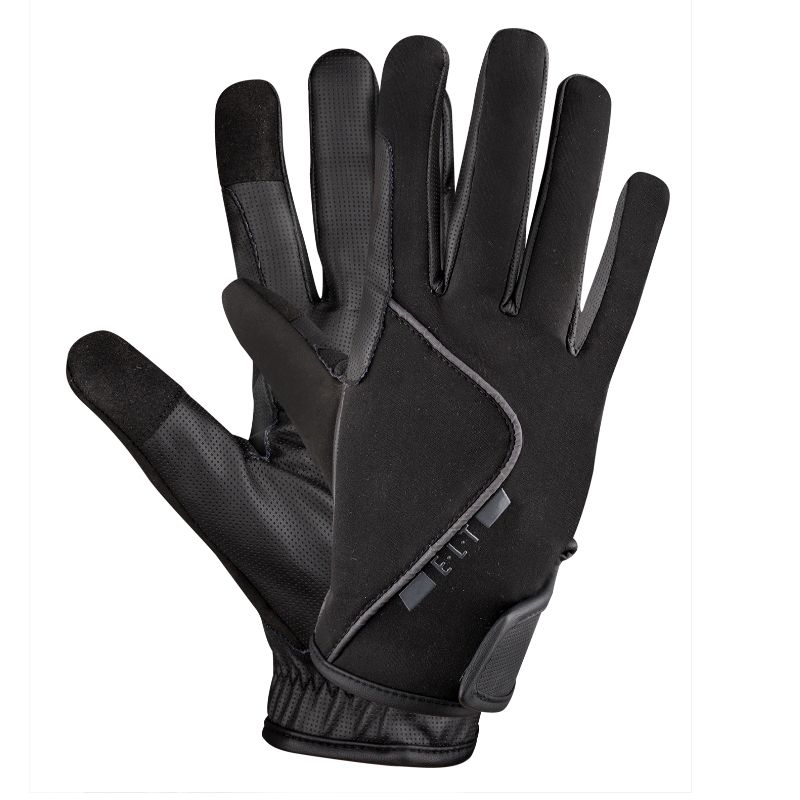 Gants équitation homme hiver Maxim ELT noir - Le Paturon
