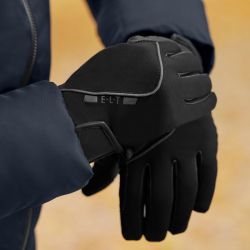 Gants équitation homme hiver Maxim ELT noir - Le Paturon
