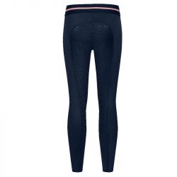 Legging équitation enfant thermique Lucky Leni ELT bleu nuit - Le Paturon