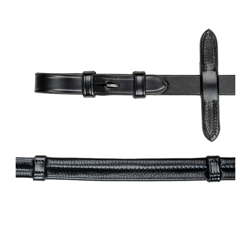 Rênes cheval X-Line SuperSoft Waldhausen noir - Le Paturon