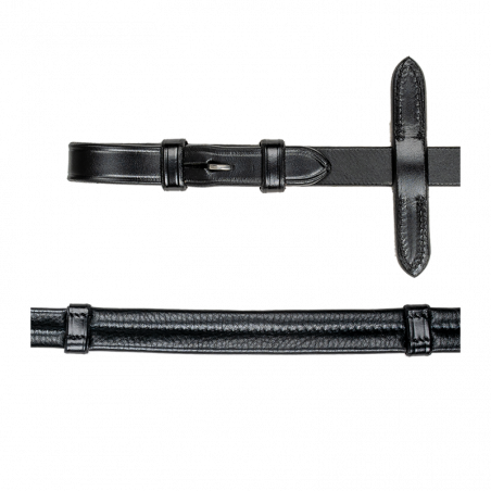 Rênes cheval X-Line SuperSoft Waldhausen noir - Le Paturon