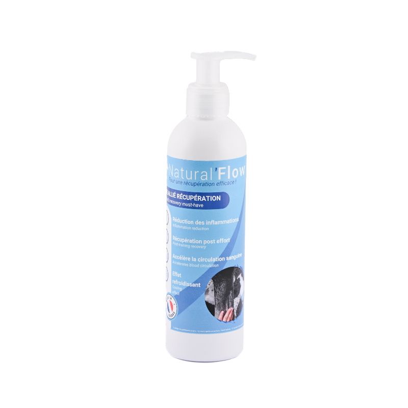 Natural'Flow Natural'Innov gel refroidissant drainant cheval 250ml - Le Paturon