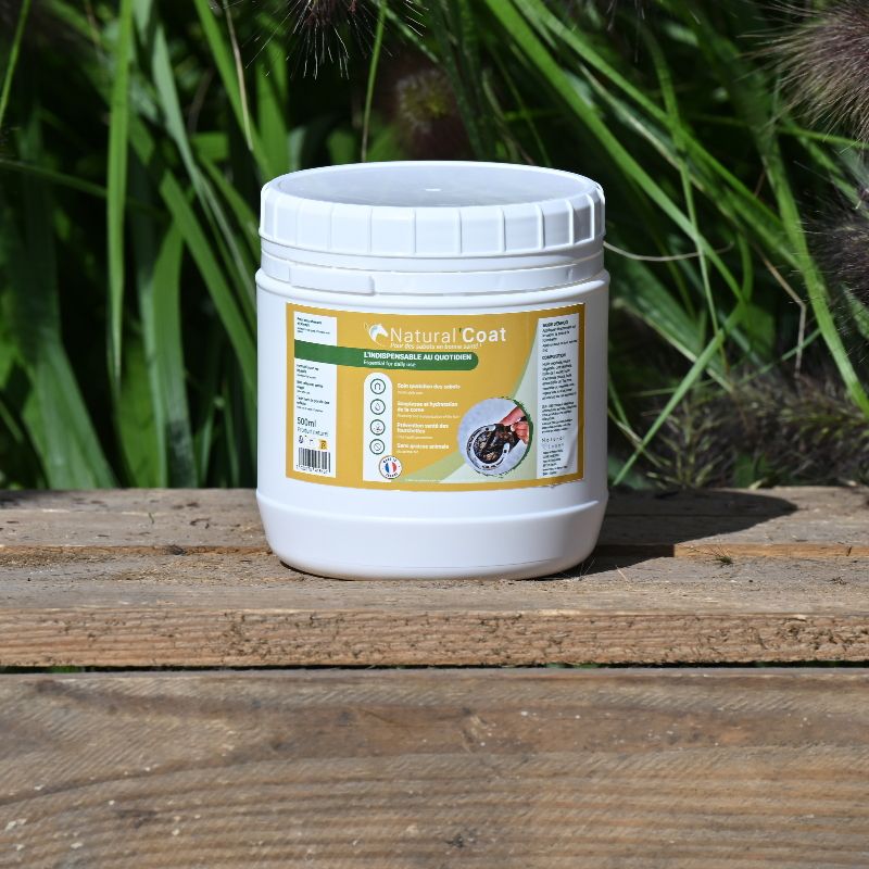 Onguent sabot cheval Natural'Coat Natural'Innov incolore et noir 500ml - Le Paturon